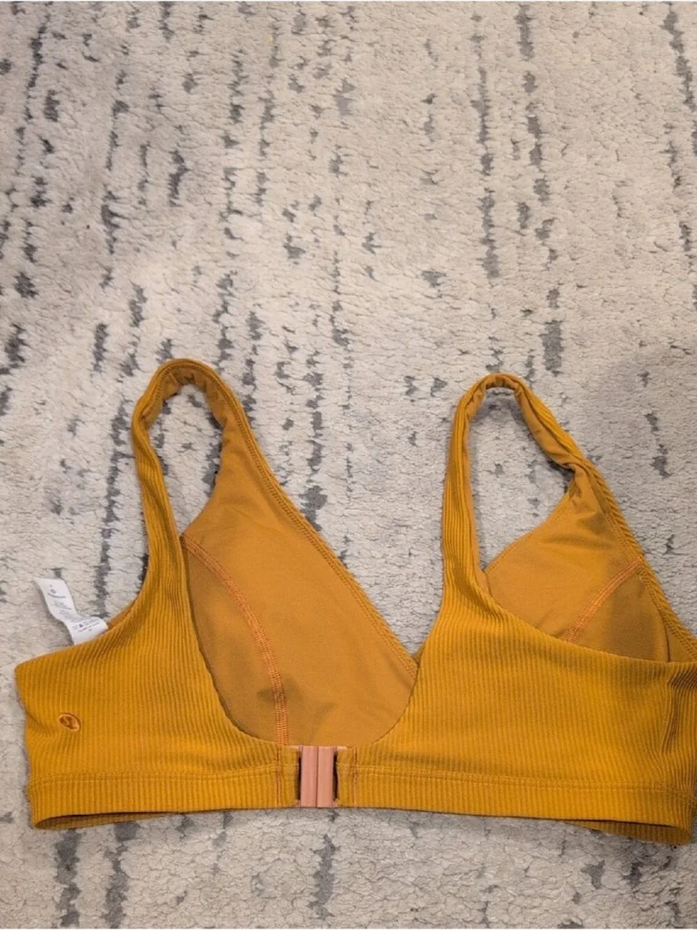 Lululemon Beach Boss Bikini Top Vintage Gold